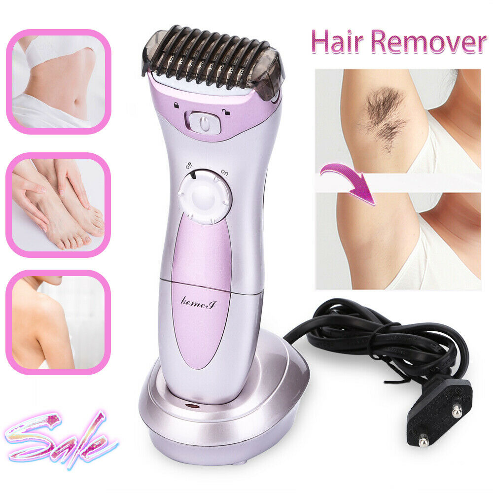 Women Electric Shaver Ladies Razor Wet Dry Rechargeable Hair Leg Remover Removal