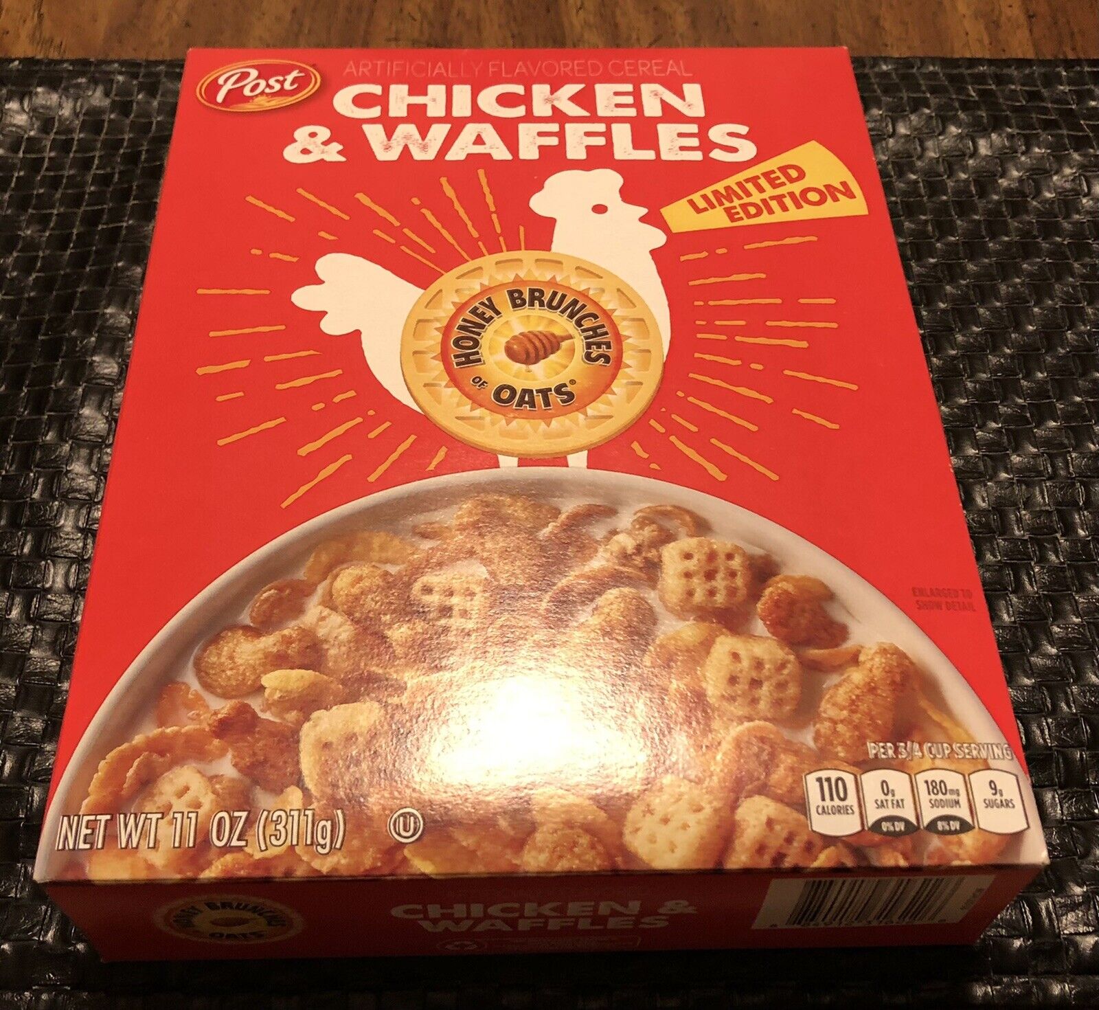 Post Chicken And Waffles Limited Edition Cereal Circa 2019 Collectors Boxes