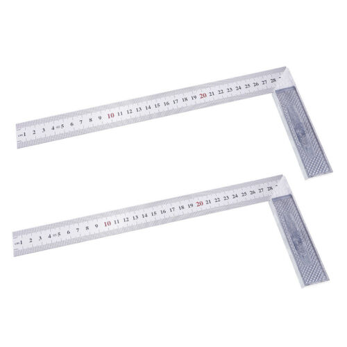 1pc Steel L-square Angle Ruler 90 Degree Ruler For Woodworking Carpenter Tool