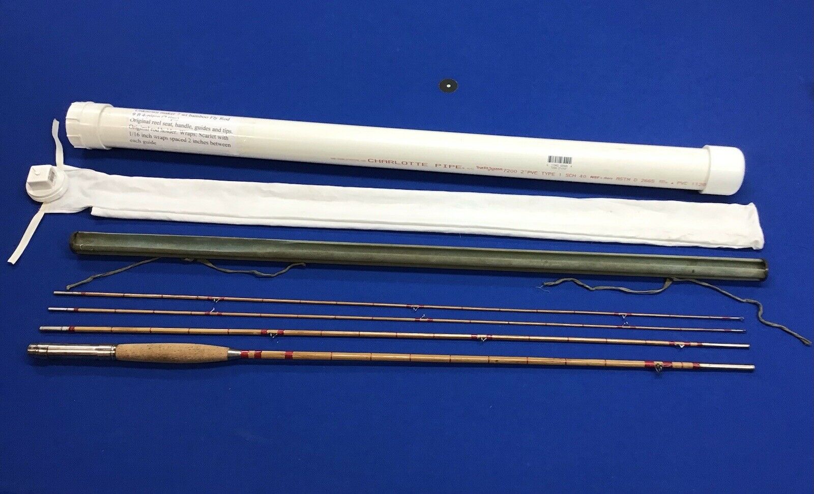 Vintage Bamboo Fly Rod, 7 Wt
