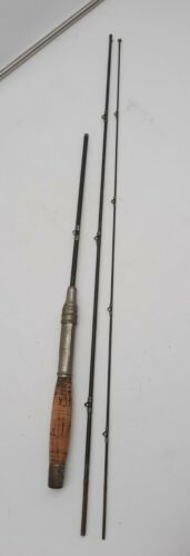 Antique " Rainbow " Steel Fishing Rod ~ 6'9" The Horton Mfg Company 1905 Patent